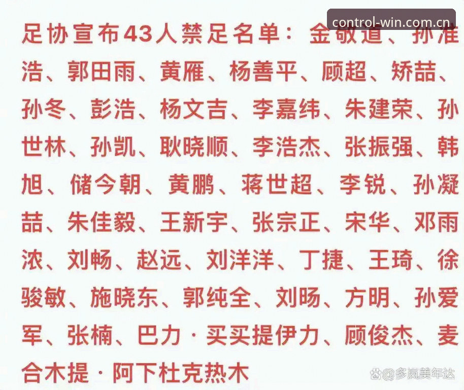 天博体育平台解读最新足协禁足名单操作教程：从新闻看赛事透明度提升